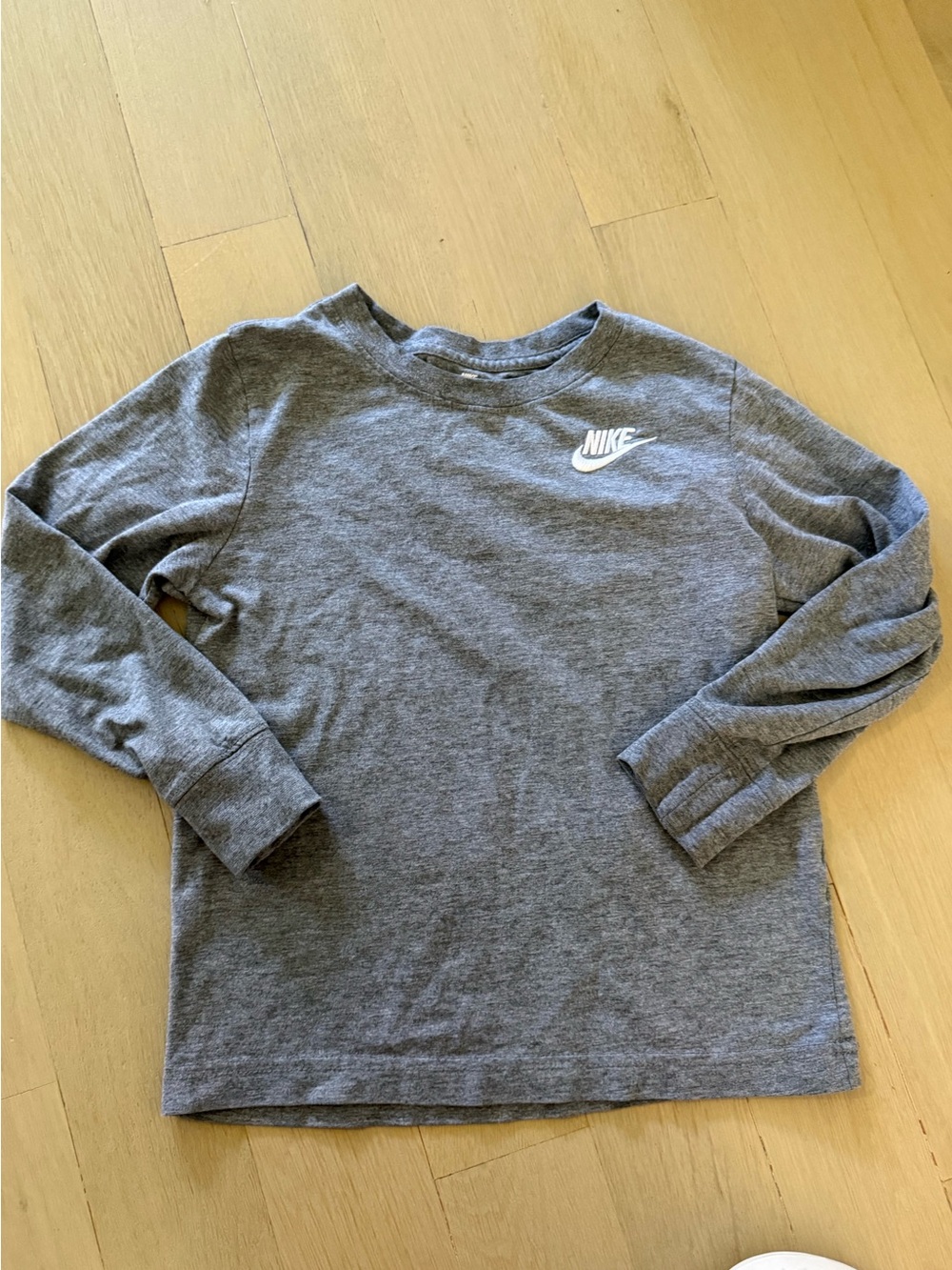 Nike Kids Gray Long Sleeve Crewneck Sweatshirt